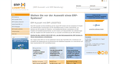 Desktop Screenshot of erp-logistics.com